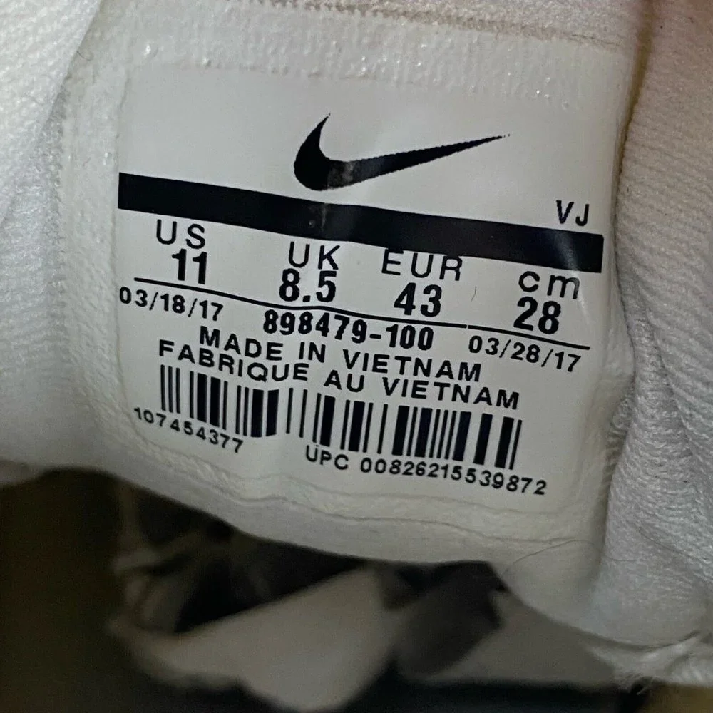 Nike Flex Trainer Womens Size 11 White Shoes Sneakers‎ Running 898479-100